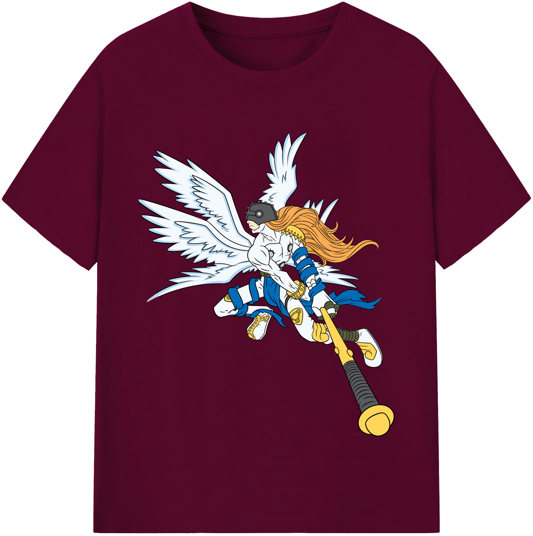 （画像用） Digimon デジタルモンスター/デジモン レディースカジュアルプリントTシャツ（綿100％）